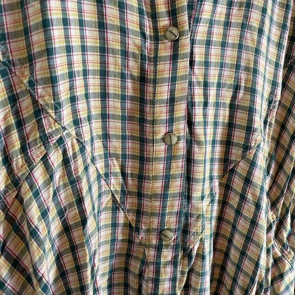 BDG Prairie Western Snap Button Baby Doll Dress Size XS - Picture 4 of 7